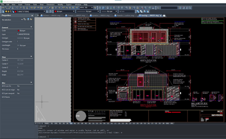 9pm建筑设计公司用中望CAD完成的房屋立面图